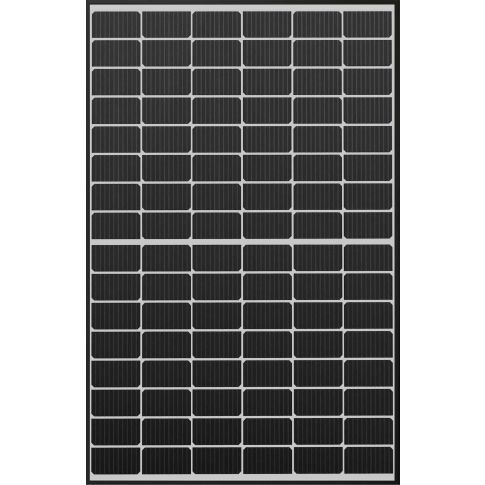 Diamond 350M96 balance, Doppelglas Modul; 96 Halb-Zellen; 350 Wp; Rahmen  schwarz; Rückseite semi-transparent; Struktur Glas 2 x 2 mm; 1560 x 1145 x 35 mm, Anschlußstecker MC4