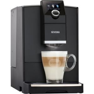 NICR 790, Espresso-/Kaffee-Vollautomat CafeRomatica, Matt schwarz / Chrom