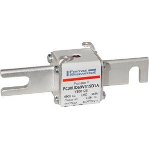 PC30UD69V315D1A, Sicherungseinsatz aR Gr.30 AC690V 315A DIN110 Kontaktmesser Schlagbolzen