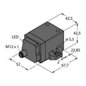 NI50U-Q42FWD-VP6X-H1141 Induktiver Sensor, für die Lebensmitteli