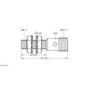 BI1.5-EG08K-AP6X-H1341 Induktiver Sensor