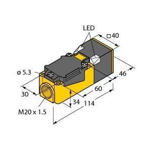 BI15-CP40-FZ3X2/S100 Induktiver Sensor, mit erweitertem Tempe