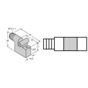 BIM-IKT-AP6X-H1141, Magnetfeldsensor, für Pneumatikzylinder