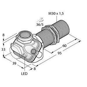 BI15U-EM30WDTC-AP6X Induktiver Sensor, für die Lebensmitteli