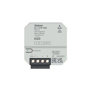 EU 1 S RF KNX, KNX 1-fach Aktor UP für Elektroheizungen, KNX Data Secure