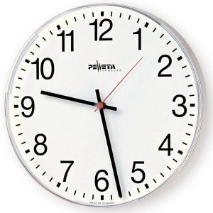 71.270.311, Nebenuhr 12-60 V für innen, Ø 315 mm, Zifferblatt weiß, arabische Zahlen