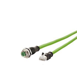 142M2X25020 M12 Industrial Ethernet Leitung, X-kodie