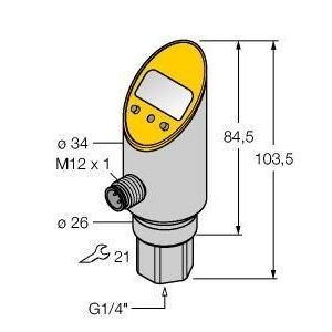 PS010V-301-LI2UPN8X-H1141 Drucksensor, mit Analogausgang und einem