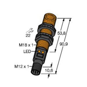 S18UBAQ Ultraschallsensor, Reflexionstaster