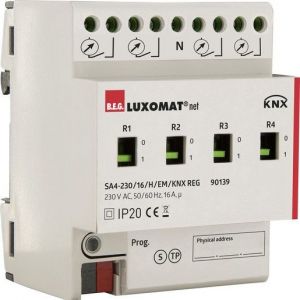 SA4 - 230 / 16 / H / EM /  KNX REG grau Schaltaktor zum Schalten von Verbraucher