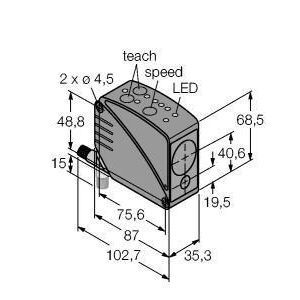 LT3PILVQ Opto-Sensor, Reflexionslichtschranke, La