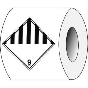 ADR 9RL-100*100-B7541 Aufkleber für den Transport gefährlicher
