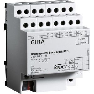 211400, Heizungsaktor Basic 6f KNX REG