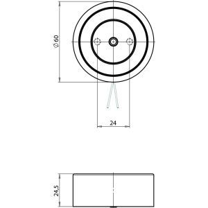 83012C------F90 MAGNET 830 C 1200N, 24 V GS