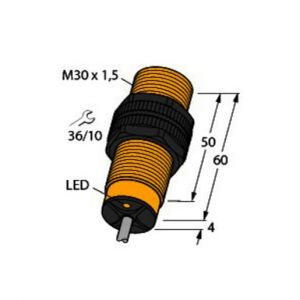 NI15-S30-VP4X/S100 Induktiver Sensor, mit erweitertem Tempe