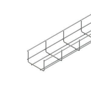 GR 60.100 E3, Gitterrinne, U-förmig, 60x100x3000 mm, Draht-Ø 3,5 mm, Edelstahl, Werkstoff-Nr.: 1.4301, 1.4303