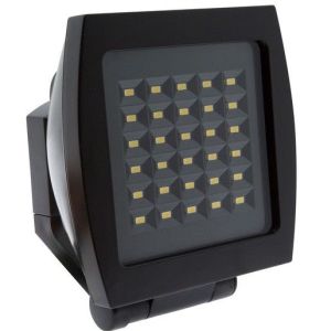 FL3N-LED schwarz Schwenkbarer LED-Strahler zur Wandmontag