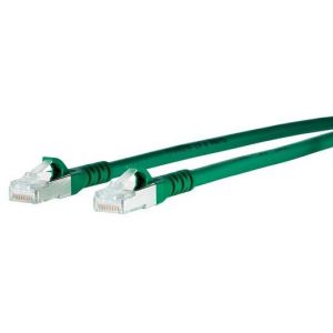 1308450555-E Patchkabel Cat.6A AWG 26 0,5 m grün