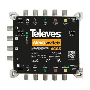 MSU5416C NEVO-SAT-CR-Switch, 5 Eingänge in 4 Ausg