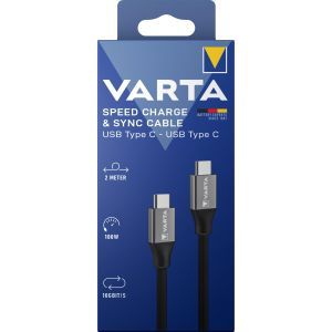 57936, VARTA Speed Charge & Sync Cable USB Type C to USB Type C