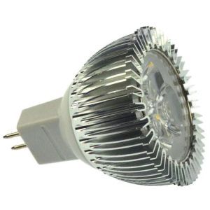 34852 LED MR16 3X1W 49x52mm, GU5,3 10-30VDC 3,