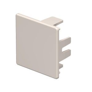 WDK HE40040CW Endstück 40x40mm, PVC, cremeweiß, RAL 90