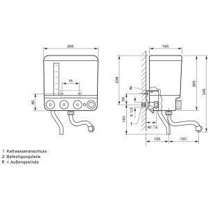 VEK 5 L weiß/hellgrau VAILLANT VEK 5 L weiss/hellgrau Elektro-