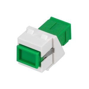 KMK-SC OM5 grün rw SC Keystone Modul, MM, OM5 (lime-green),