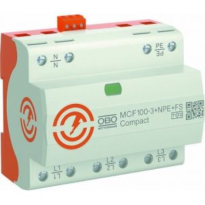 MCF100-3+NPE+FS LightningController Compact dreipolig mi