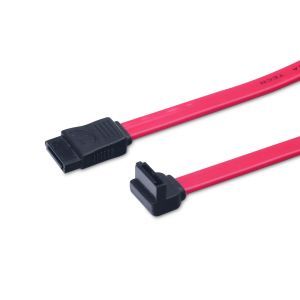 AK-400104-005-R SATA Anschlusskabel, L-Typ Bu/Bu, 0.5m,