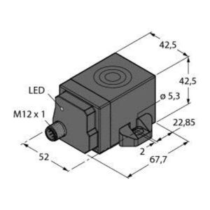 NI50U-Q42TWD-VP6X-H1141 Induktiver Sensor, für die Lebensmitteli