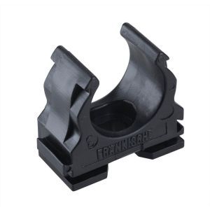 clipfix-UV 20 schwarz, Kunststoff Klemmschelle clipfix-UV 20 schwarz