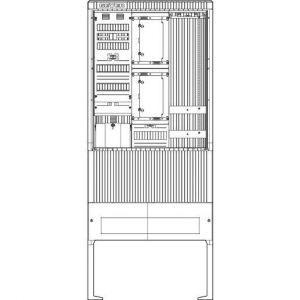 SZ207ZL2403A Zähleranschlusssäule 2 ZP, APZ,Leerpl,,