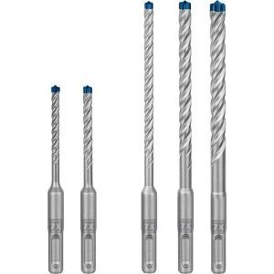 2608900197, EXPERT SDS plus-7X Hammerbohrer-Set, 5/6/6/8/10 mm, 5-tlg.. Für Bohrhämmer