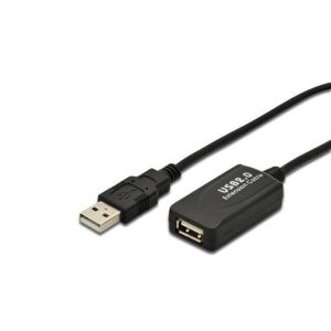 DA-70130-4, USB 2.0 Repeater Kabel USB A male / A female Länge 5m