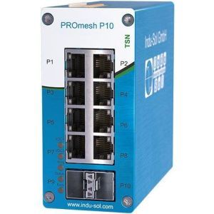 PROmesh P10+, PROmesh P10+ 10 Port managed Full-Gigabit PROFINET Diagnoseswitch