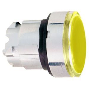 ZB4BW353, Frontelement für Leuchtdrucktaster ZB4, tastend, orange, Ø 22 mm