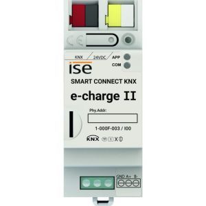SMART CONNECT KNX E-CHARGE II, KNX Integration von Ladepunkten + DLMKKNX/TP, Switch (2xRJ45), 2TE/DU 1x Modbus RTU
