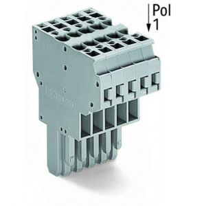 769-130 2-Leiter-FederleisteCAGE CLAMP®4 mm²g