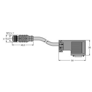 RKSW-D9T451-6M PROFIBUS-Leitung, PUR-Kabelmantel