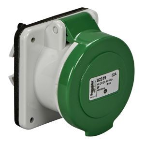 82919 Anbausteckdose, 32A, 2p, 20-25 V AC, IP4