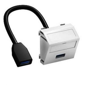 MTS-U3A F SWGR1 Multimediaträger USB 3.0 A-A mit Kabel,