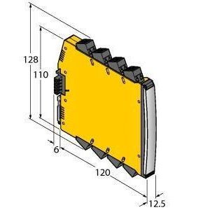 IMX12-DI01-2S-2T-PR/24VDC/CC Trennschaltverstärker, 2-kanalig