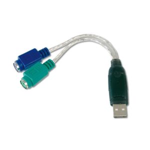 DA-70118 USB zu PS/2 Adapter, 2 X Mini-Din 6/F, U