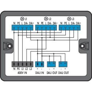 899-631/455-000 Verteilerbox400 V + DALI2 Eingängesch