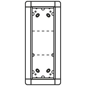 1881370, Unterputzrahmen 3 Modulplätze, weiß