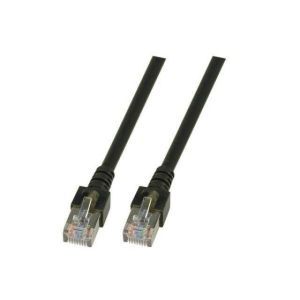 K5456.10, RJ45 Patchkabel SF/UTP, Cat.5e, PVC,CCA, 10m, schwarz