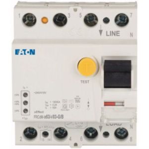 FRCDM-63/4/03-G/B, Digitaler FI-Schalter, allstromsensitiv, 63 A, 4p, 300 mA, Typ G/B