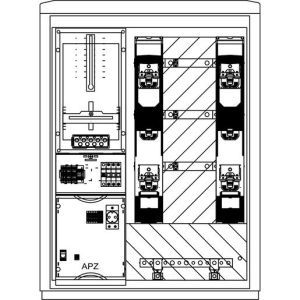 WS812.W4.C1101 WS A850-1 W4 250A 1W1 OVAG Wandlerschran