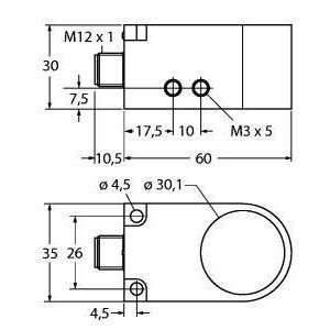 BI30R-W30-DAP6X-H1141 Induktiver Sensor, Ringsensor